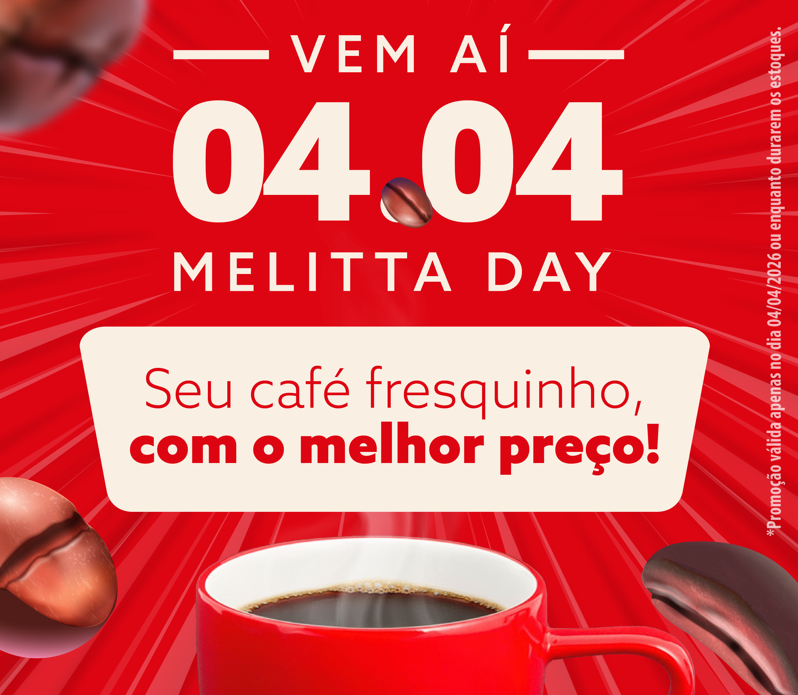 Comunicado Abril  - Melitta Day 04.04